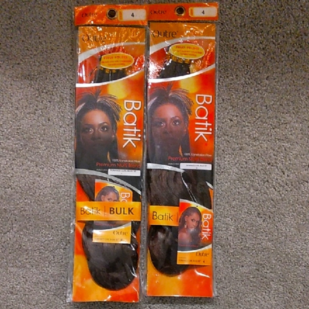 Outre Batik Bulk Hair Extensions Kanekalon- Dark Brown